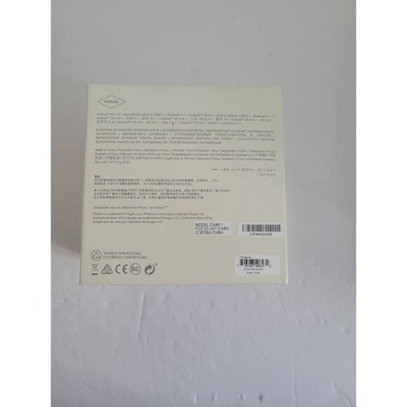 Mens Fossil Gen 4 Smartwatch Black Silicone NEW! - Picture 5 of 5